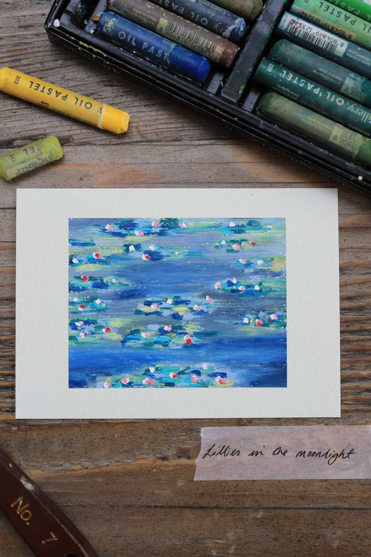 Lillies in the Moonlight