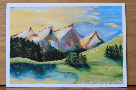 Sunrise in the Mountains LARGE
