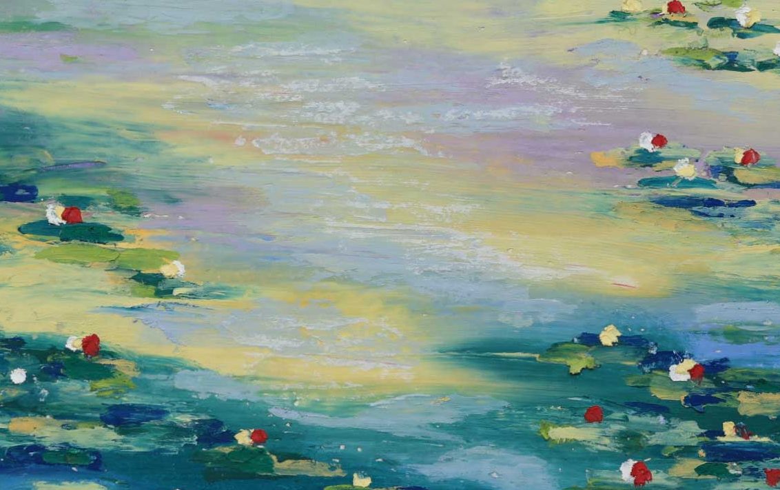 Dawn Pond original painting