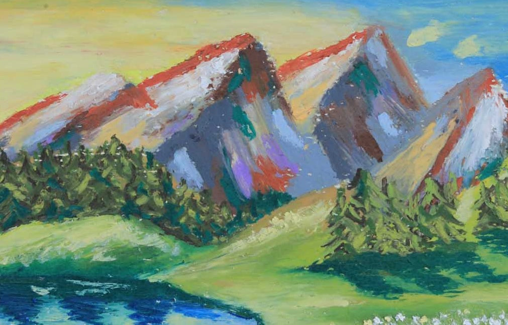 The Mountains at Sunset