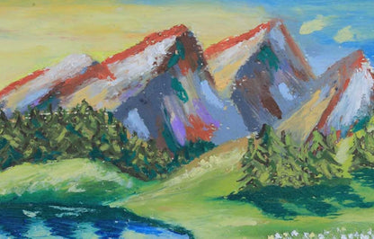 The Mountains at Sunset