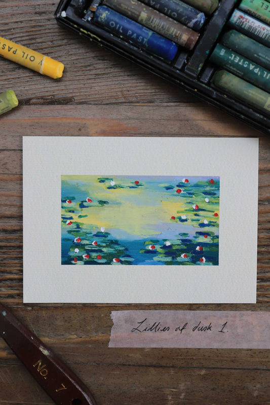 Lillies at Dusk 1