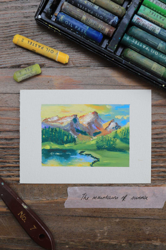 The Mountains at Sunrise