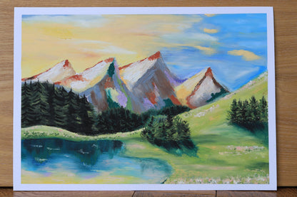 Sunrise in the Mountains LARGE