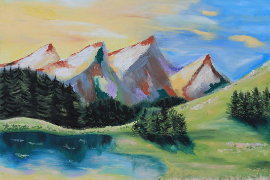 Sunrise in the Mountains LARGE