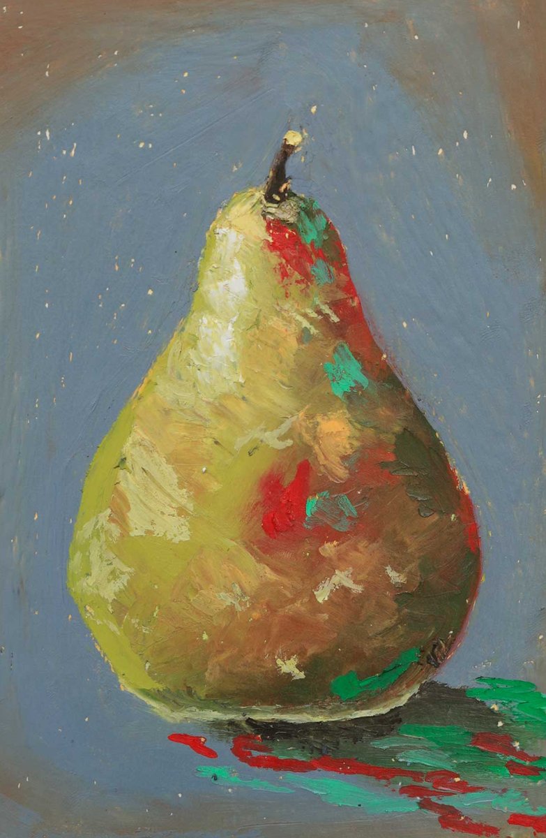 Golden Pear original painting